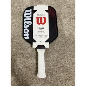 Wilson Fierce Pro 4 1/4 Pickleball Paddle 7.8oz 220g 8 x 16 in 72 sq 13mm